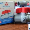 Van nhựa PVC tay khóa đỏ