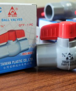 Van nhựa PVC tay khóa đỏ