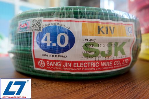Dây điện Sangjin lõi đơn 4.0