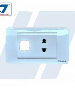 Ổ cắm đơn 2 chấu 1 lỗ sino